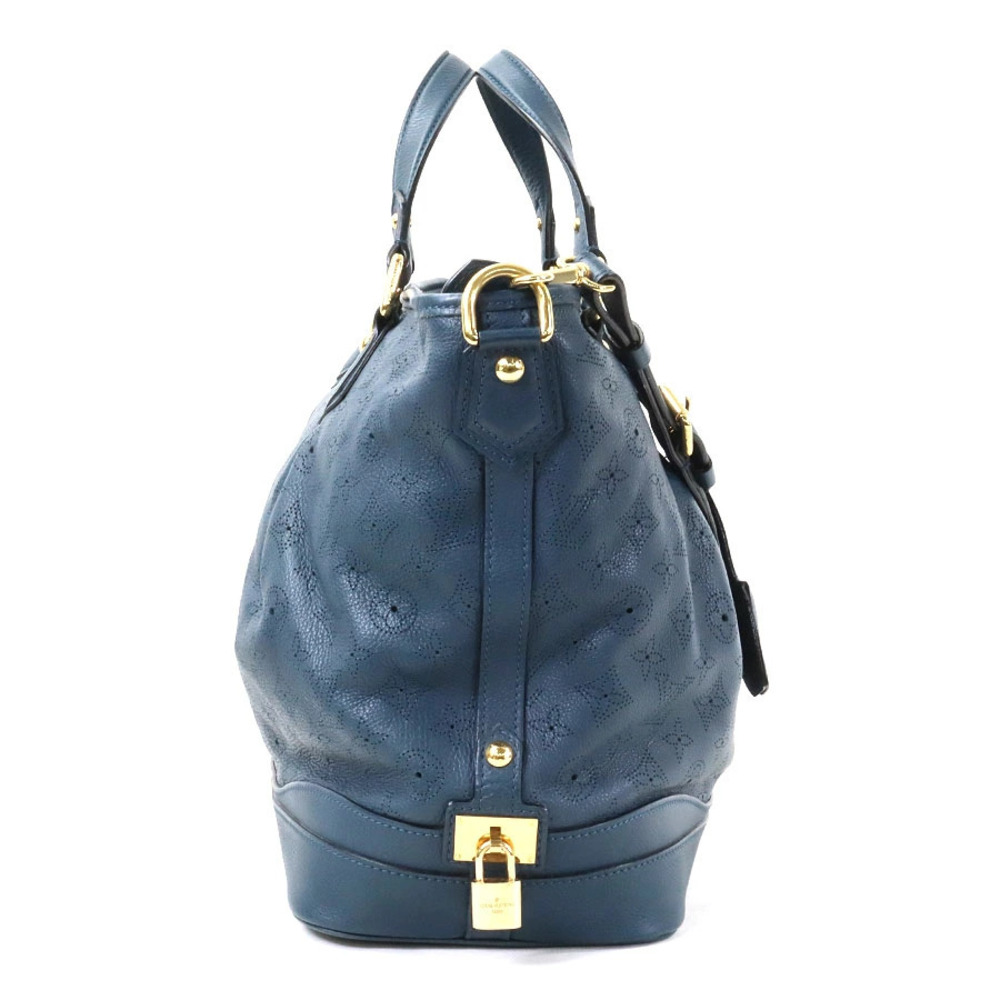 Louis Vuitton Mahina Stella Marine Shoulder Monogram Blue Bag Handbag Blue